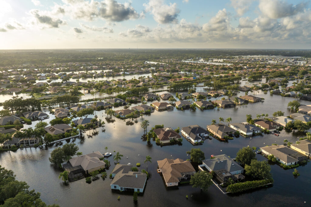 Flooded city