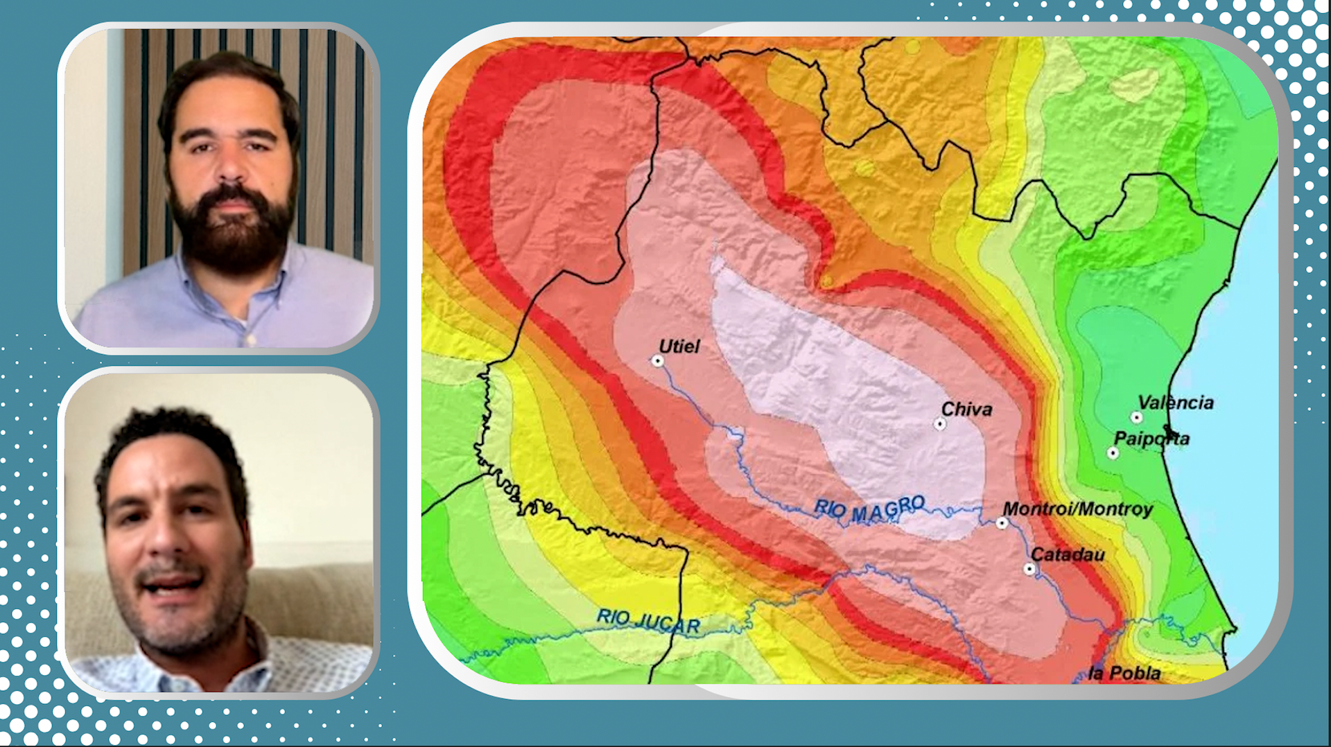 Accumulated rainfall in Valencia during the DANA in October 2024