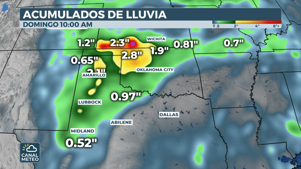 Lluvia fin de semana 11 de julio en Texas