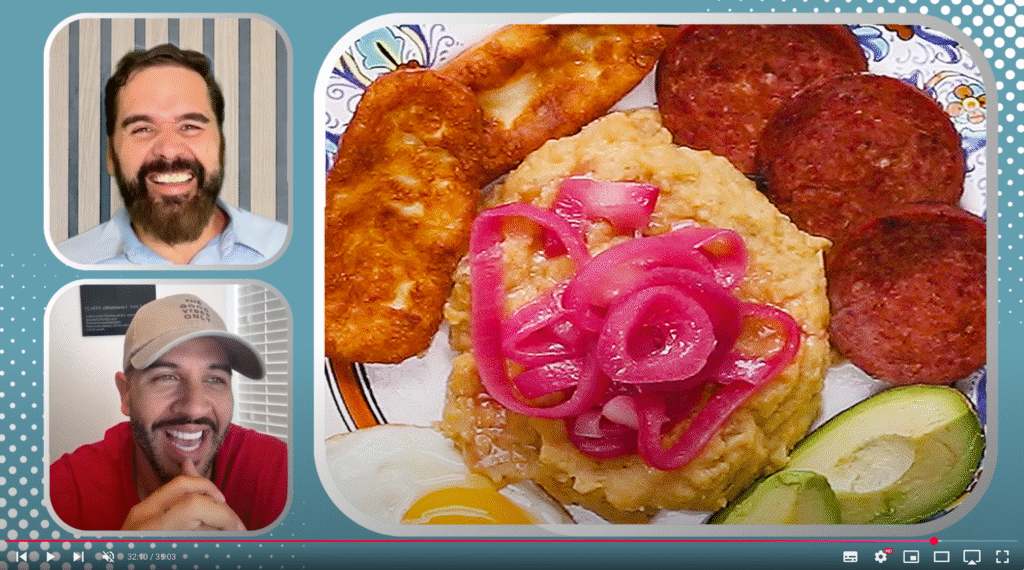 The mangú, the food of the Dominican Republic