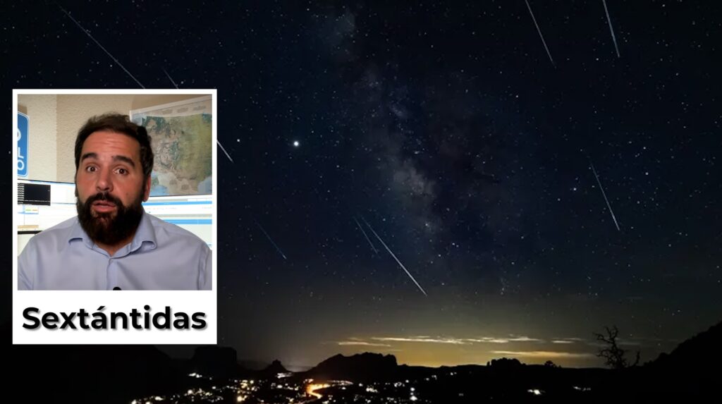 Sextant: very weak meteor shower (≈5/h), difficult to observe due to its proximity to the Sun.