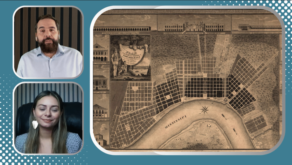 The founding of the city of New Orleans
