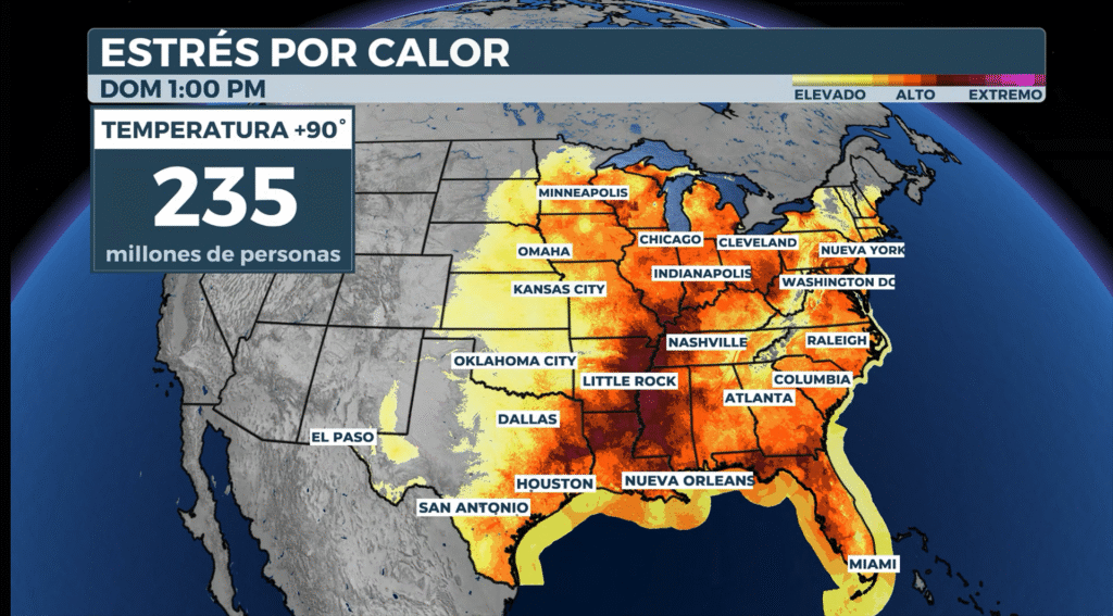 Estrés por calor domingo 22 de junio de 2025