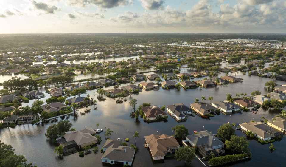 Flooded city