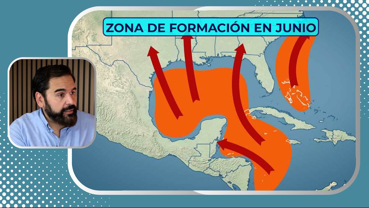 Zona de formación de los huracanes
