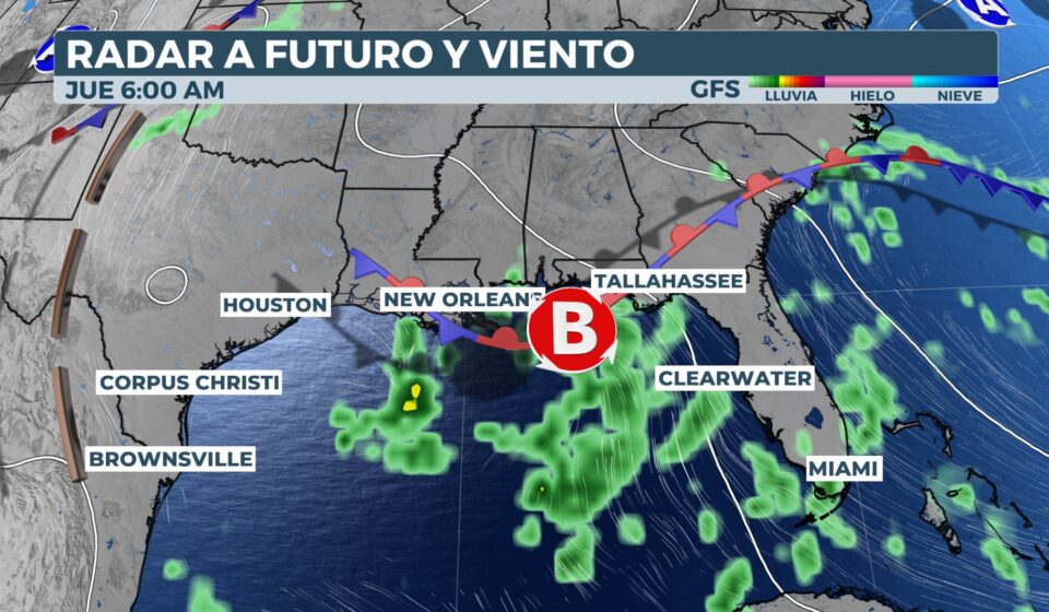 More tropical rain for Florida. More rain for the Gulf Coast