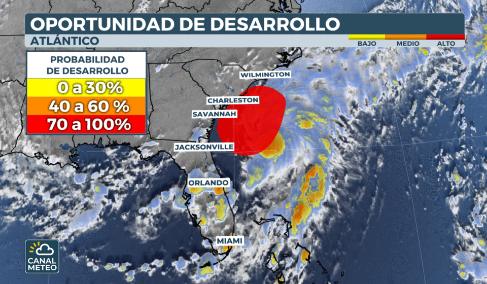 Invest 92L trae lluvias torrenciales a Florida y la costa sureste del Atlántico Invest Atlántico