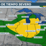 Severe storms. Midwest Severe Weather Hazard Zone on July 19, 2025