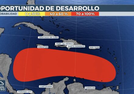 Zona de desarrollo del Invest 98L