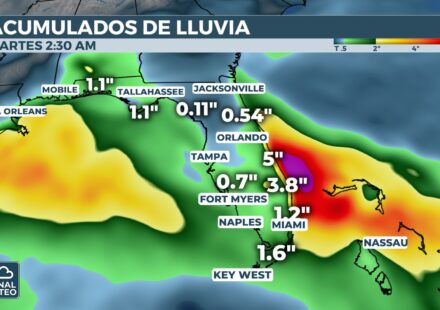 Riesgo de inundaciones en toda la costa Atlántica de Florida