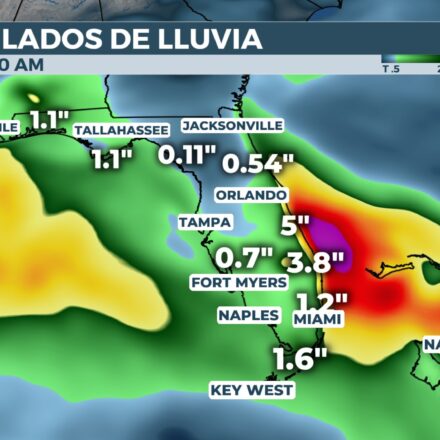 Riesgo de inundaciones en toda la costa Atlántica de Florida