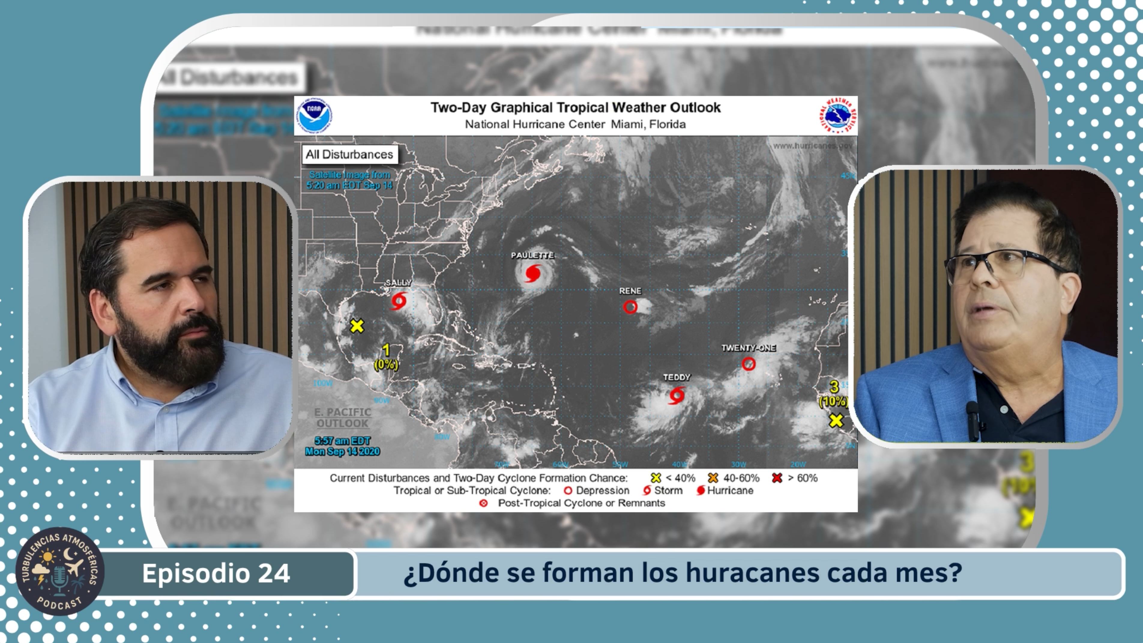 Hasta 5 huracanes a la vez