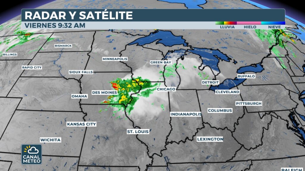 Riesgo de tormentas severas en el norte