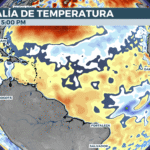Ocean temperature anomaly