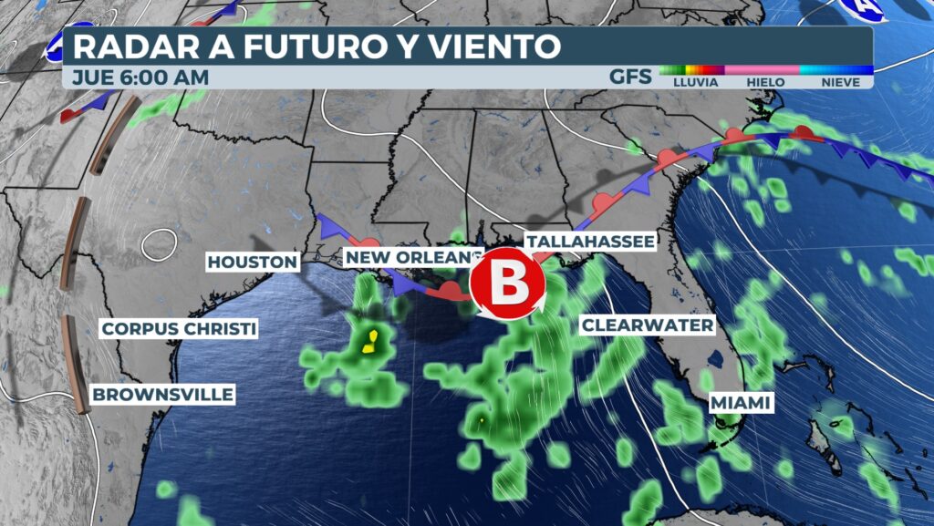 Más lluvia tropical para Florida