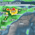 Rain weekend July 11 in Texas