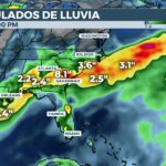 Rainfall accumulations over the next 4 days in the southeastern U.S.