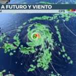 GFS model of Tropical Storm Erin
