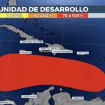 Invest 98L development zone