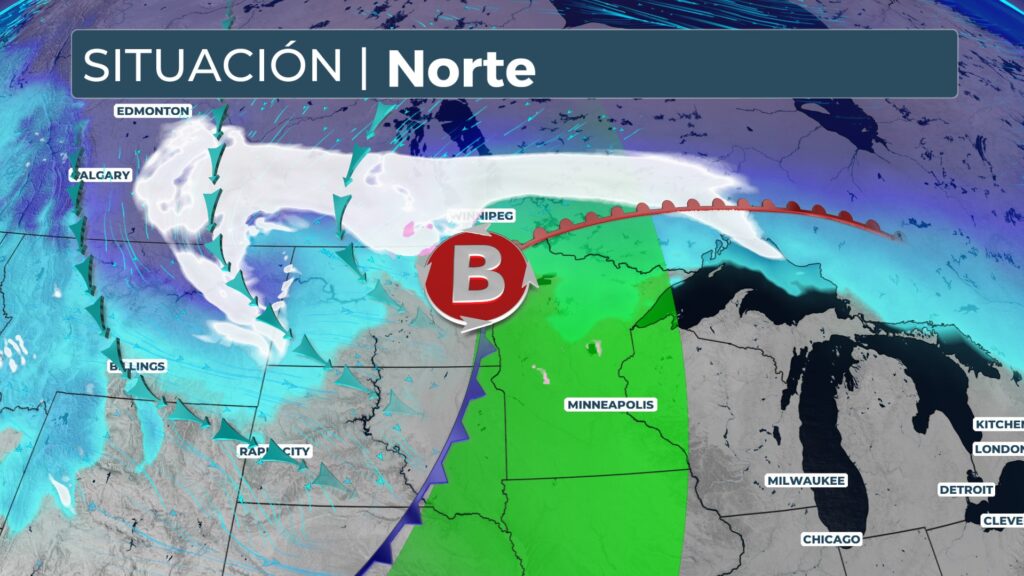 La tormenta del norte provoca vientos huracanados e inundaciones