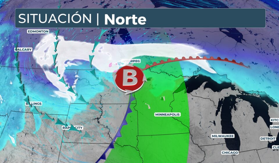 Estos sistemas se mueven por el norte