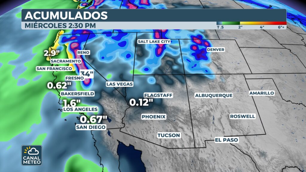 Tormentas e inundaciones en California