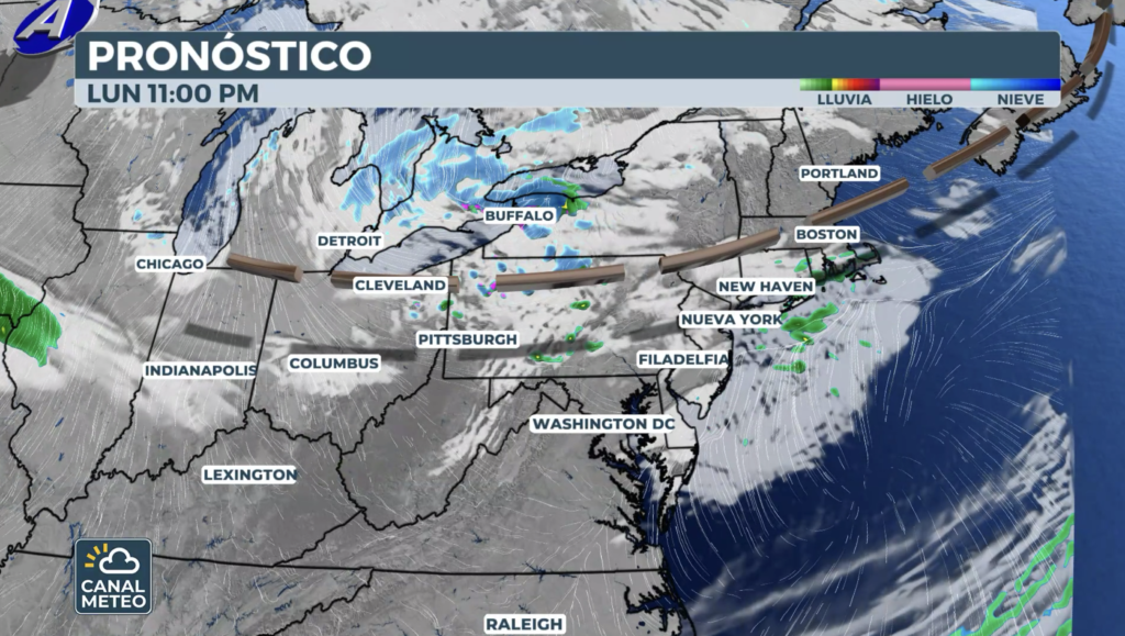 Nieve en el noreste esta semana